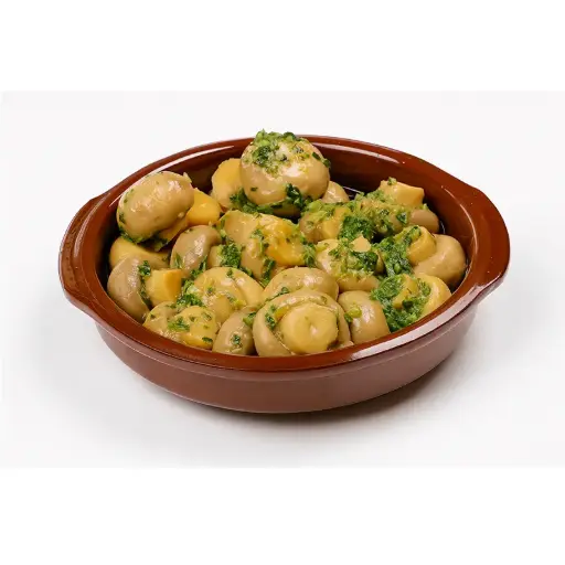 [7004] Tapa Champiñones al Ajillo 1 Ración - 12 UDS